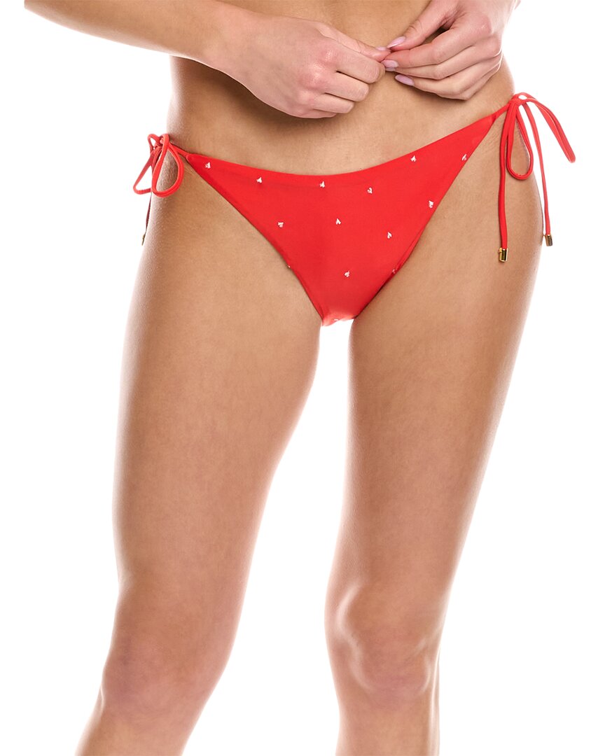 Embroidered Tie Full Bikini Bottom