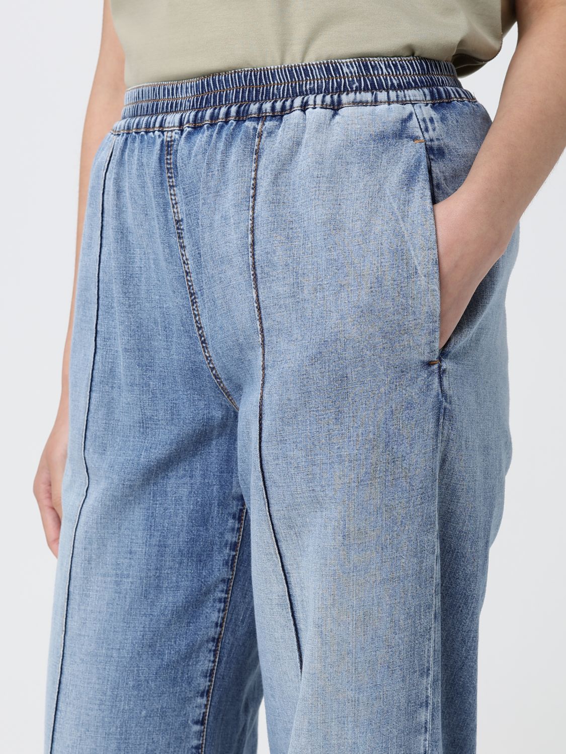 Pants Woman color Sky Blue