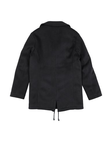 Kid Boy Coat Midnight blue Size 14 Polyester, Viscose