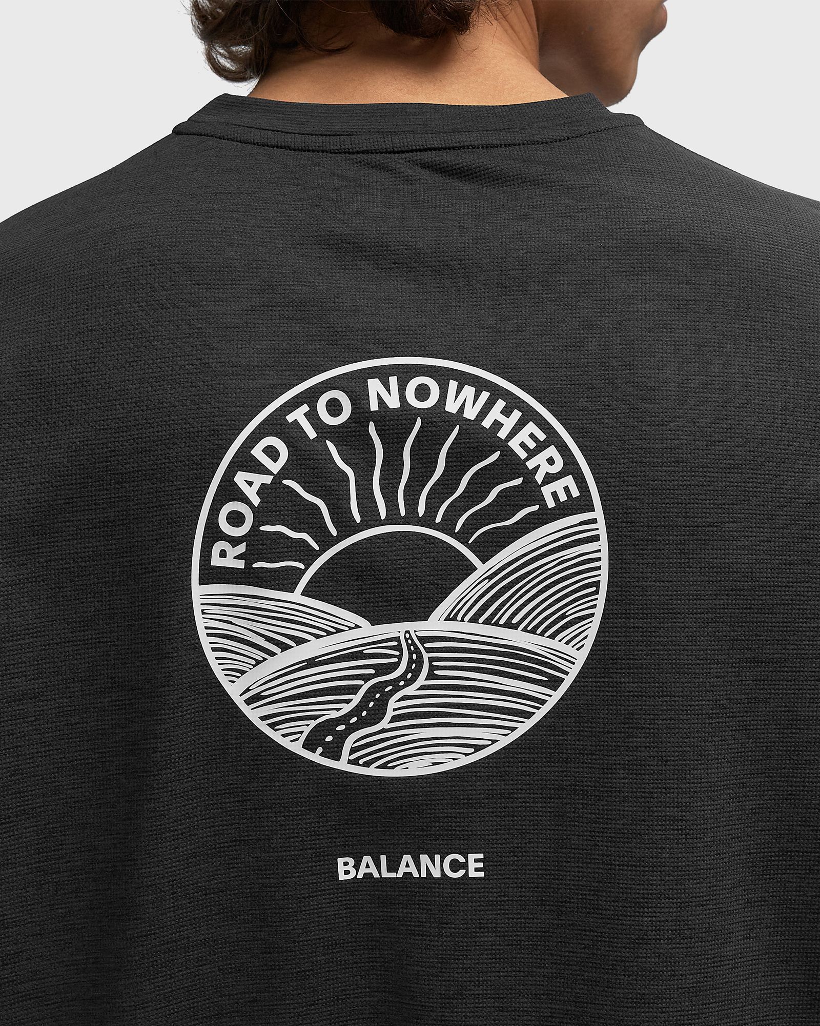 Balance Tee black male Shortsleeves now available at BSTN