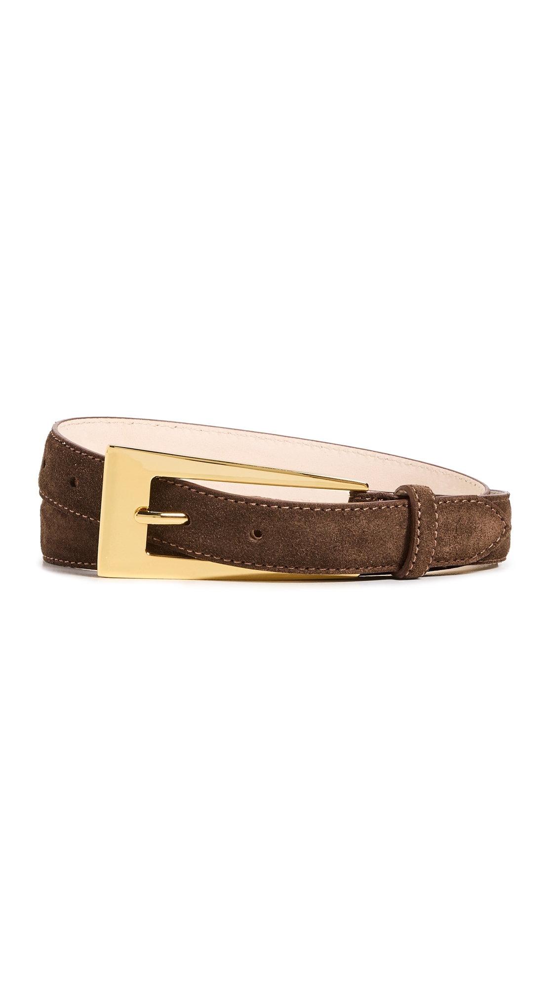 No.10 Chocolate Suede Belt Chocolate