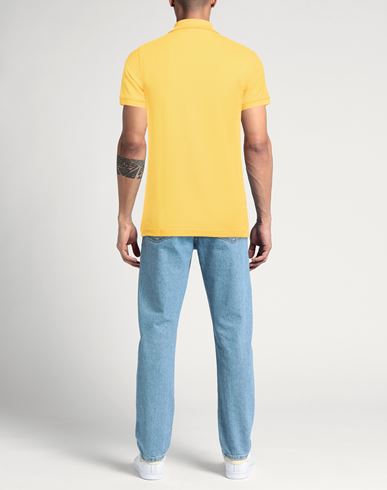 Man Polo shirt Yellow Size 38 Pima Cotton