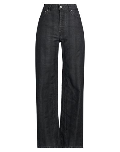 Woman Jeans Black Size 28 Cotton