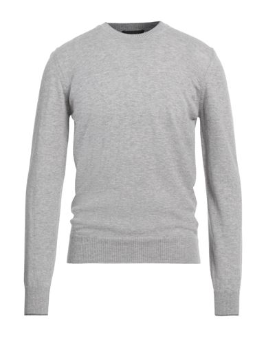 Alpha Studio Man Sweater Light grey Size 38 Wool