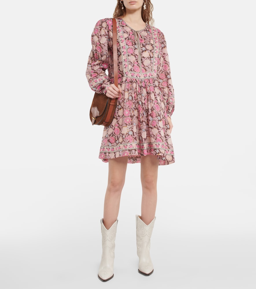 Marant Etoile Gilinesia floral-print cotton minidress