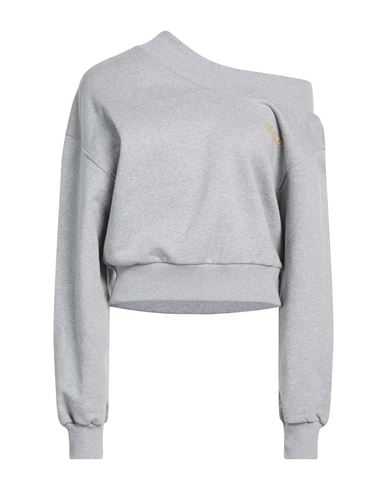 Woman Sweatshirt Light grey Size 6 Cotton, Elastane