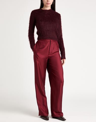 Woman Sweater Burgundy Size M Mohair wool, Polyamide, Wool
