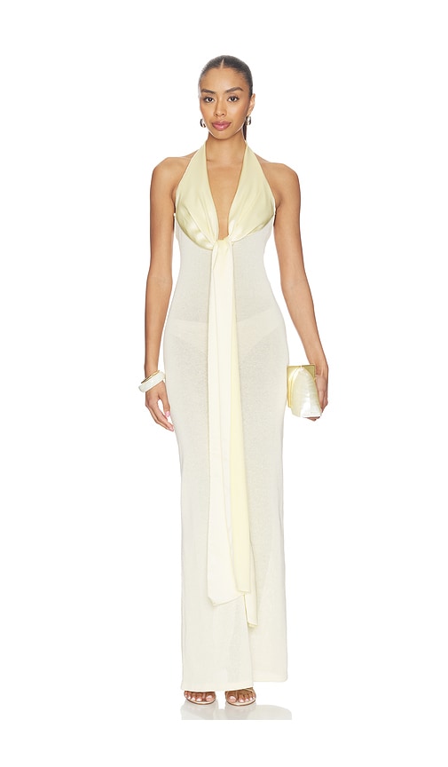 Aya Muse Nayra Dress in Yellow. - XS also in S