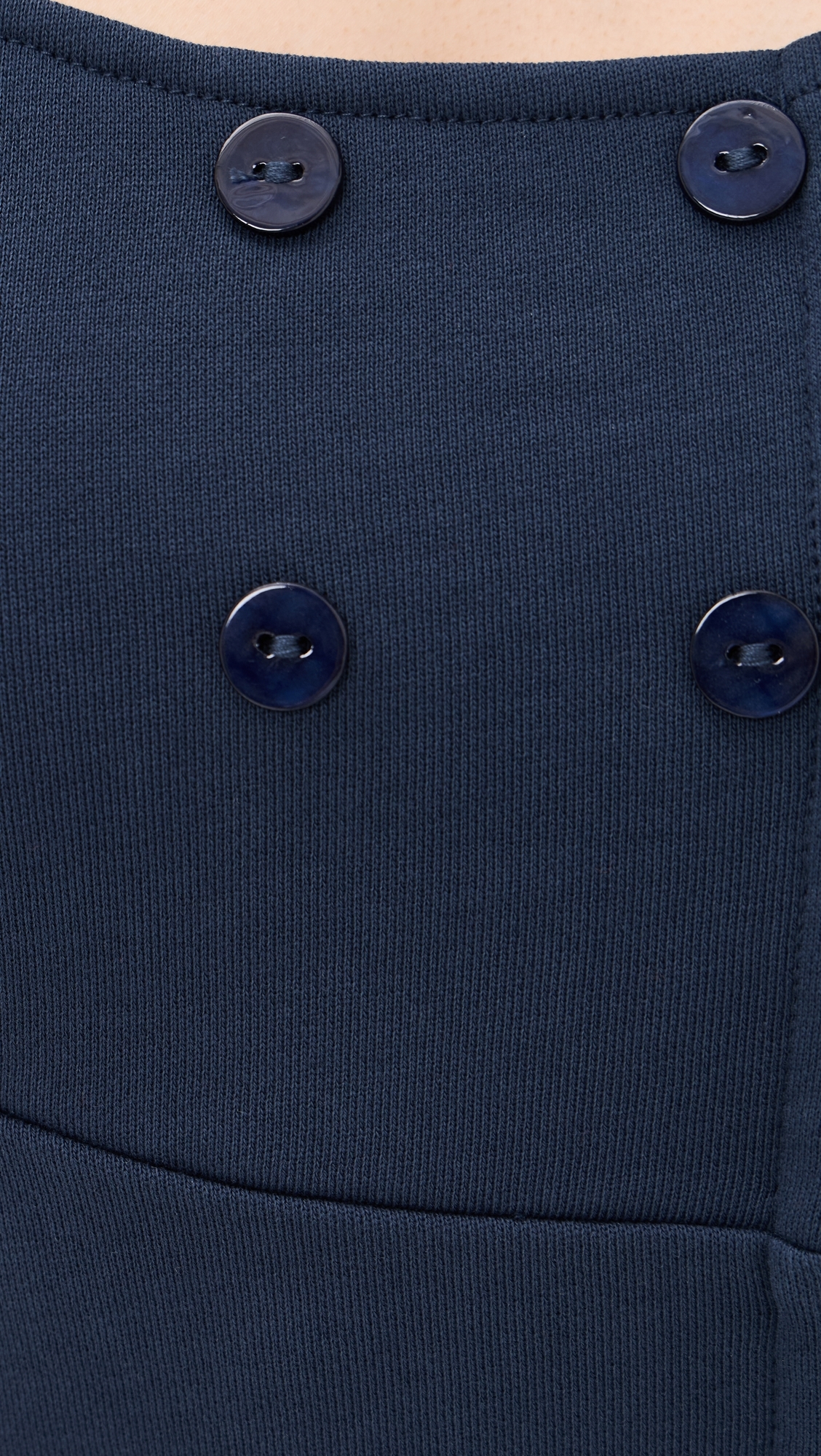 Joni Button Dress Navy