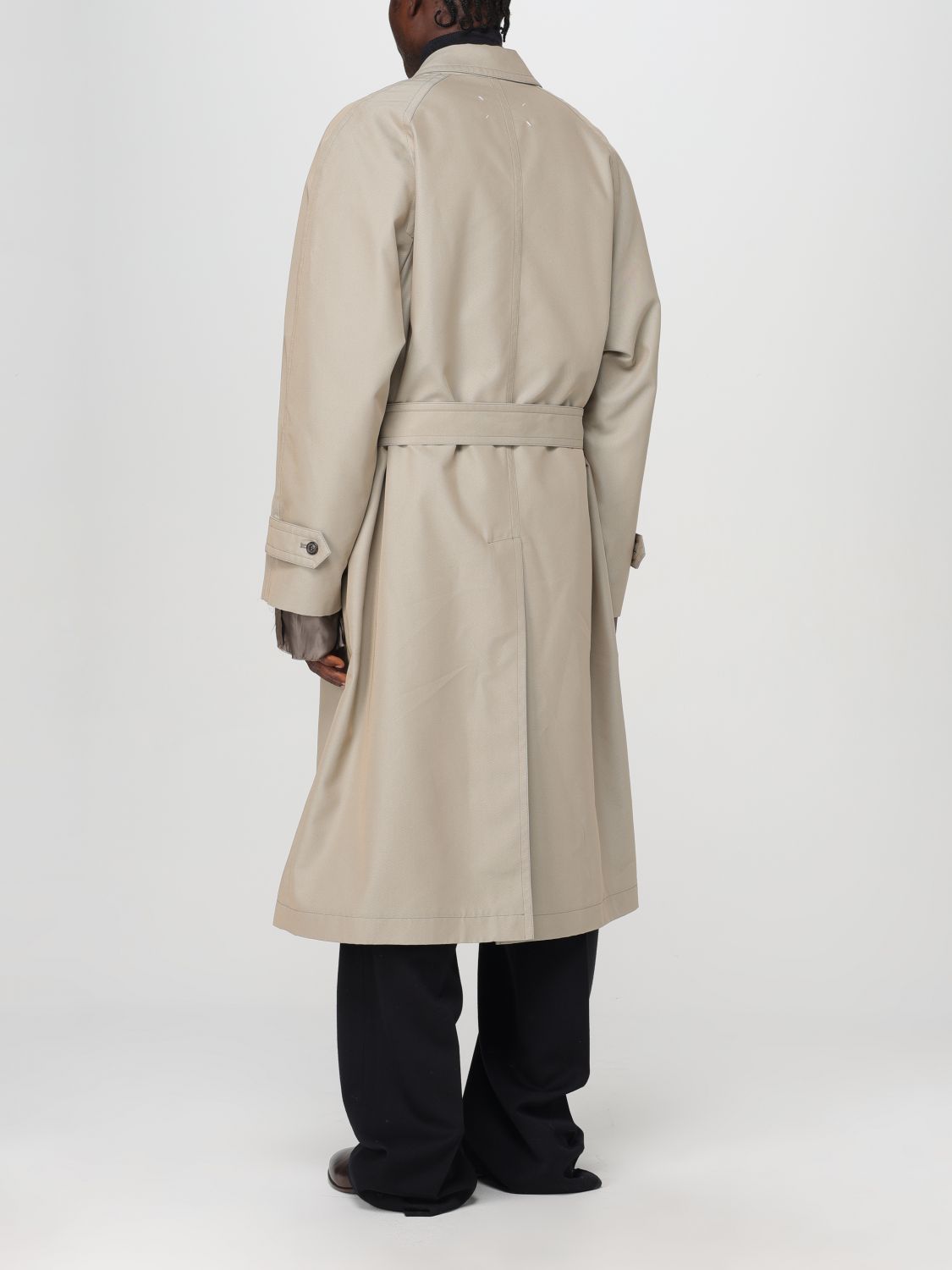 Trench Coat Men color Beige