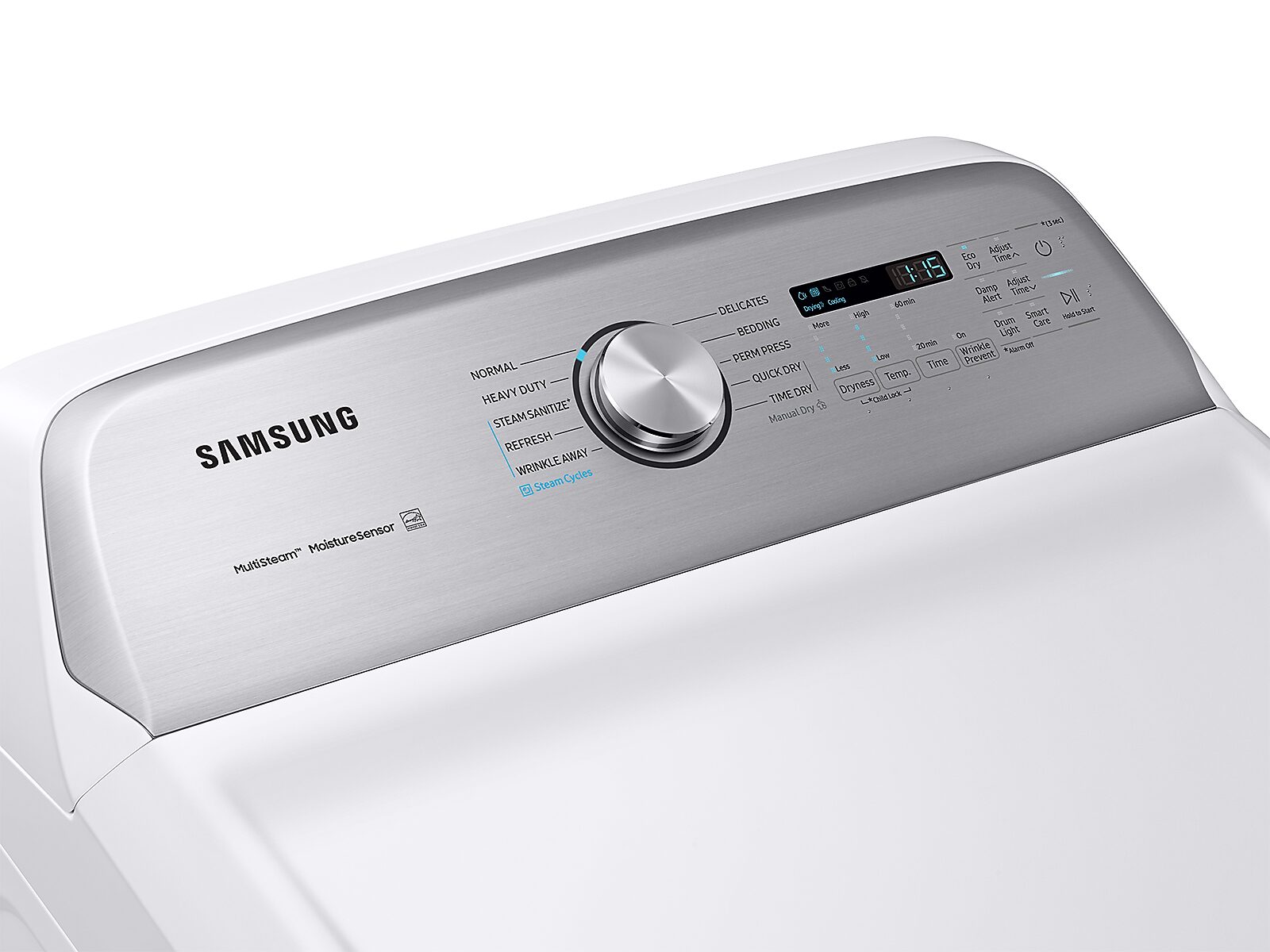 7.4 cu. ft. Electric Dryer with Steam Sanitize+ in White(DVE54R7200W/A3)