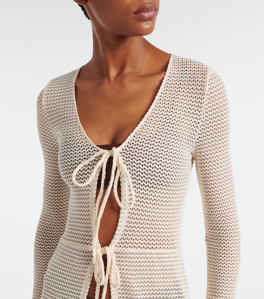 Crochet beach cover-up