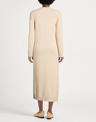 Woman Midi dress Beige Size 0 Alpaca wool, Wool