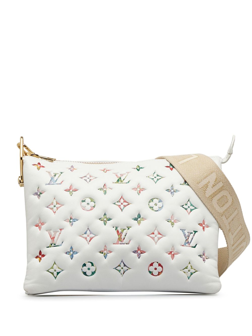 Pre-owned Monogram Garden Coussin PM bag - White