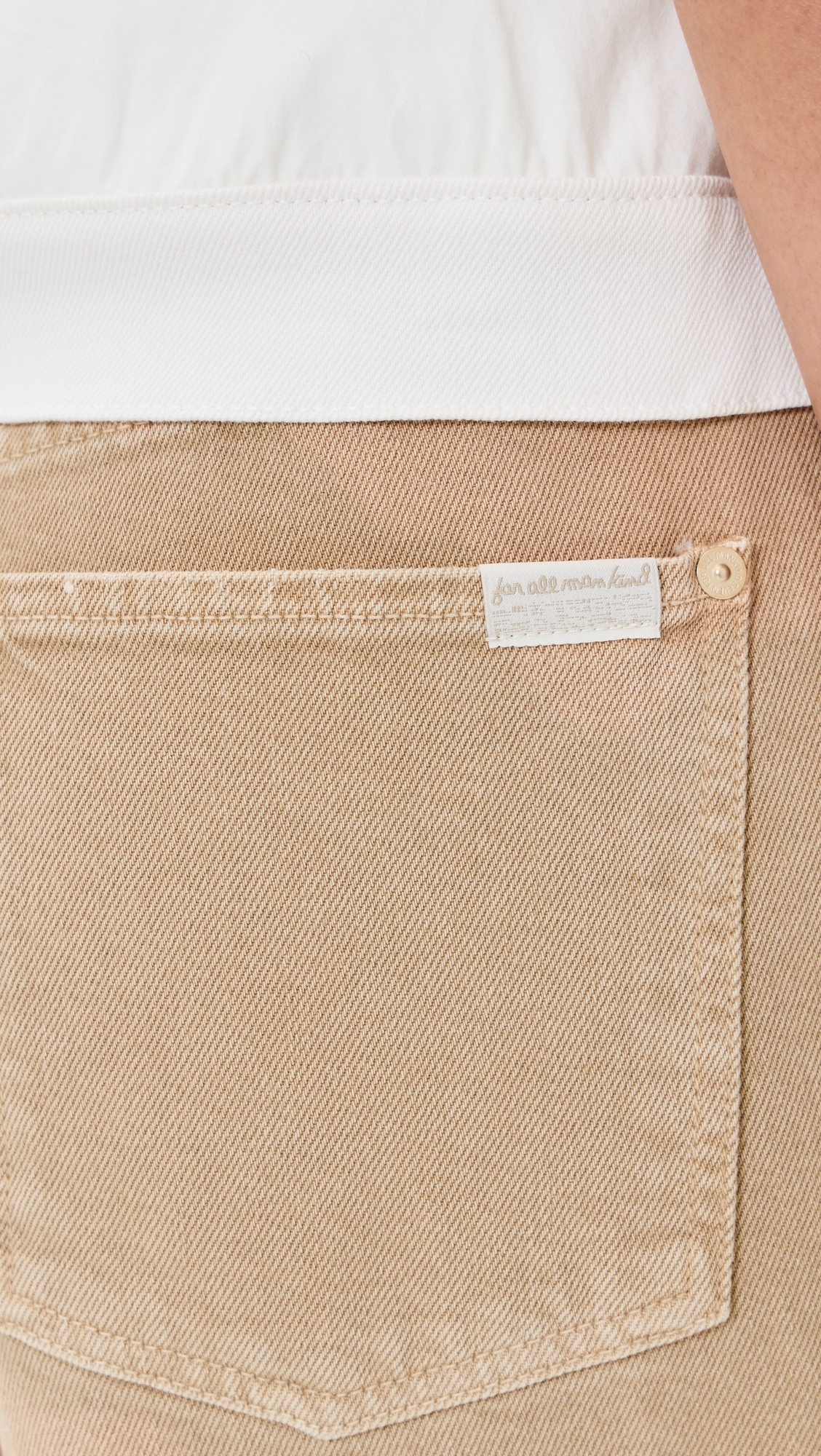 Double Layer Slouchy Wide Leg Jeans Colored Mankind