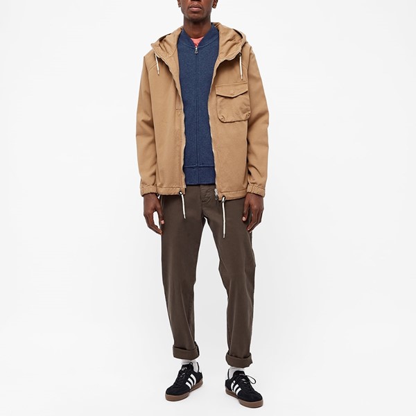 Zip front cardigan - Blue