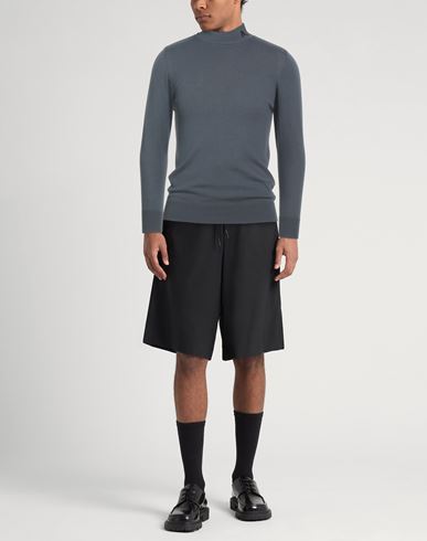Man Turtleneck Slate blue Size S Acrylic, Virgin Wool