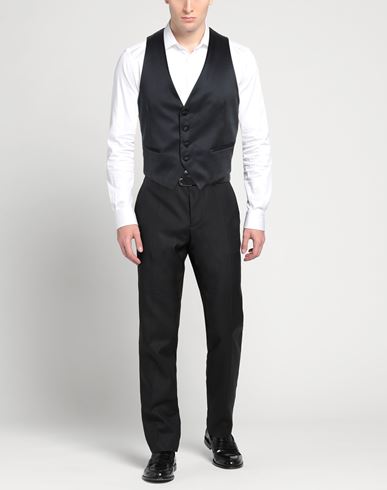 Man Tailored Vest Midnight blue Size 42 Polyester