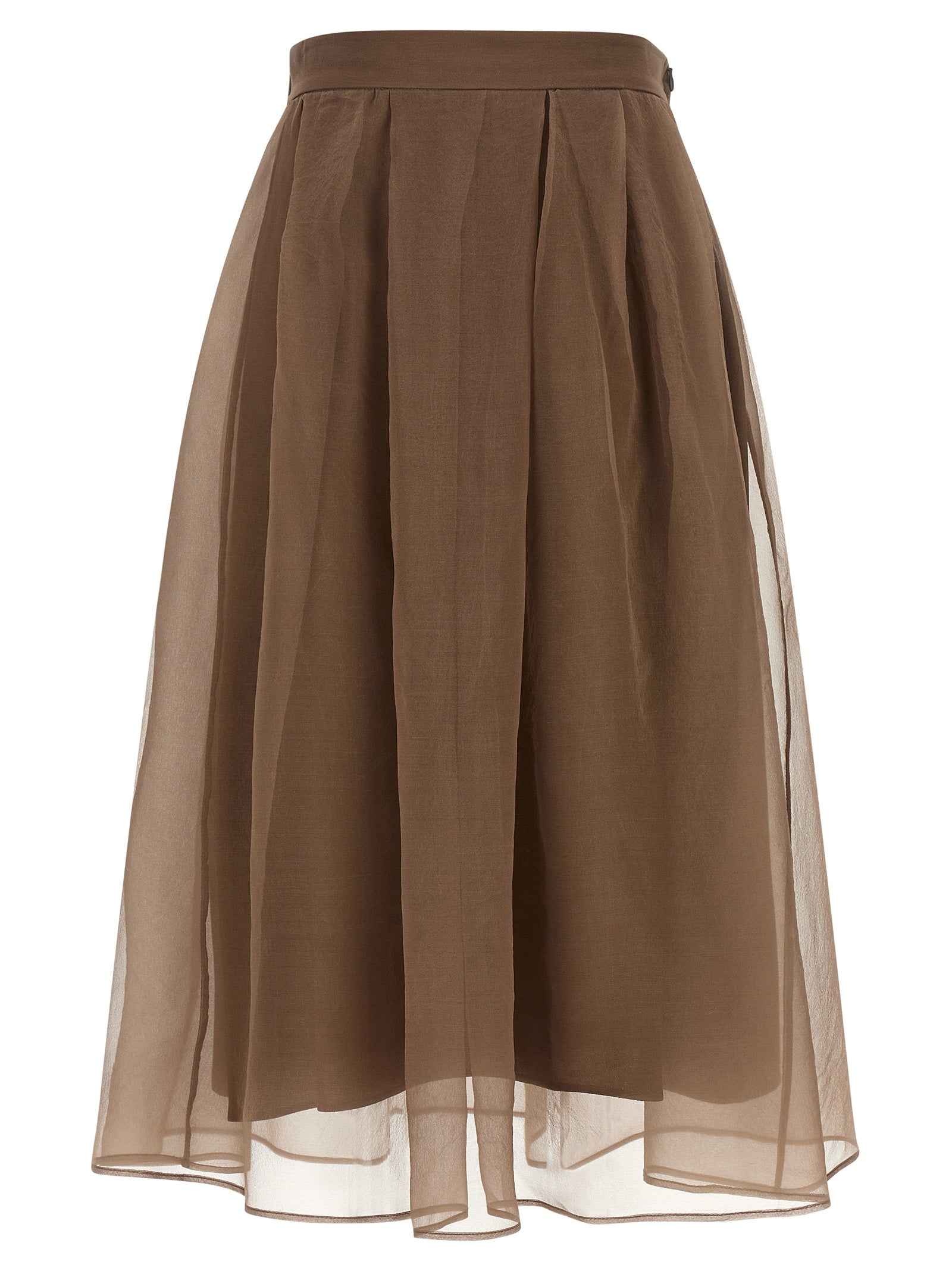 Circle Skirt — Brown
