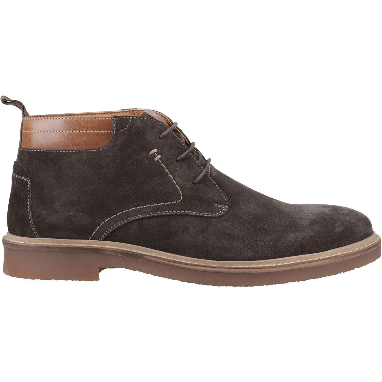 Hush Puppies Gideon Suede Men's Chocolate Ankle Boot