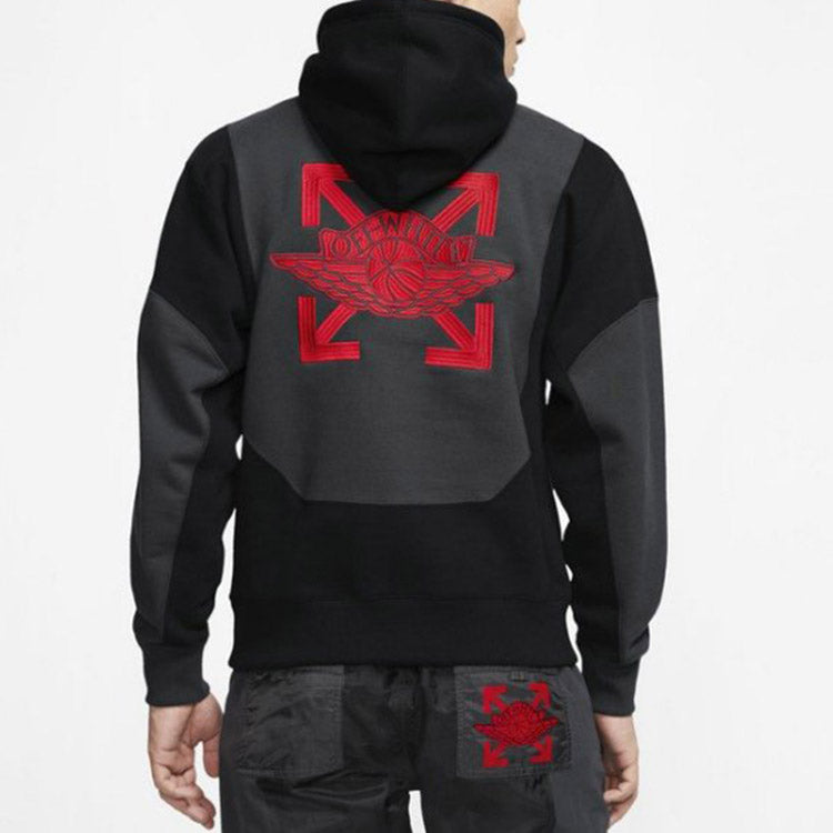 X Off-White Embroidered logo Hoodie Asia Sizing 'Black'