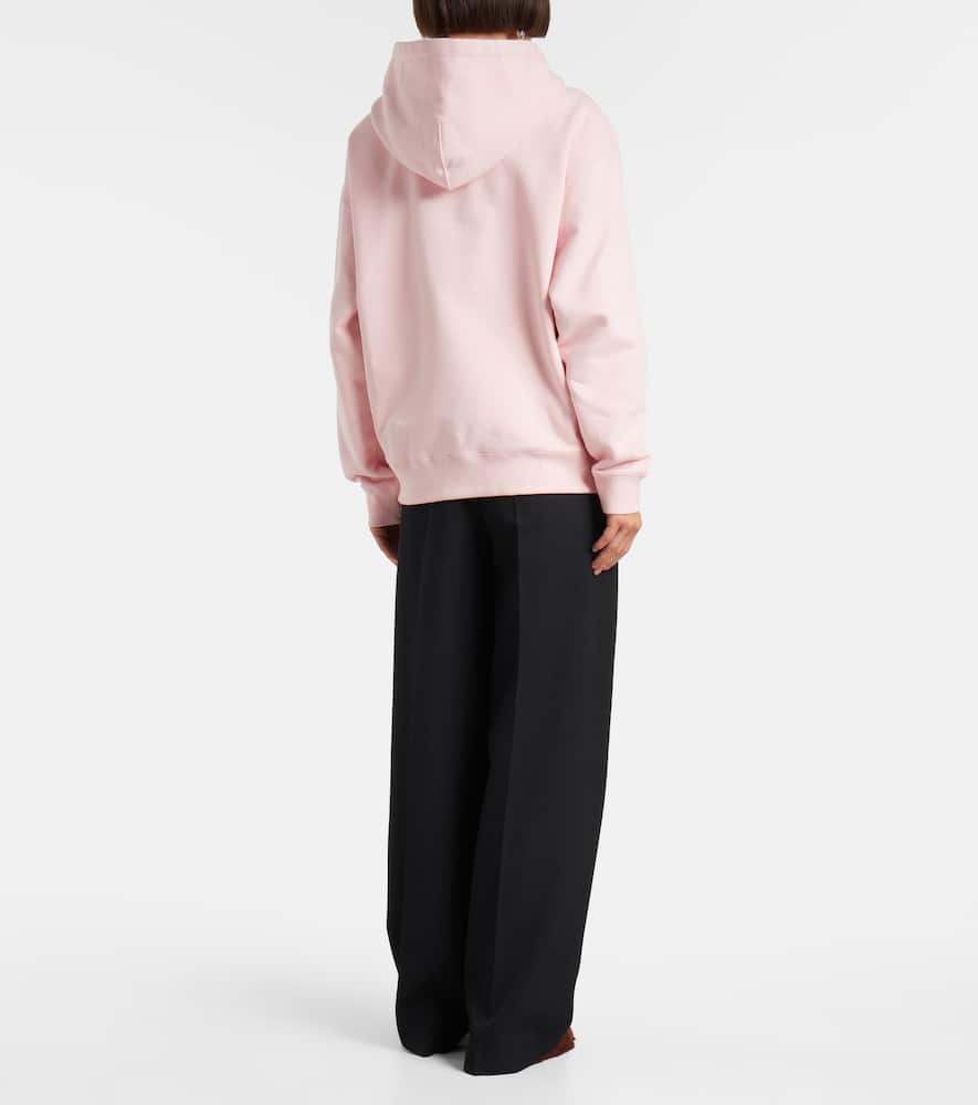 Cotton jersey hoodie