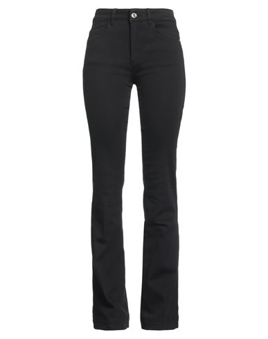 Woman Pants Black Size 34 Cotton, Elastane