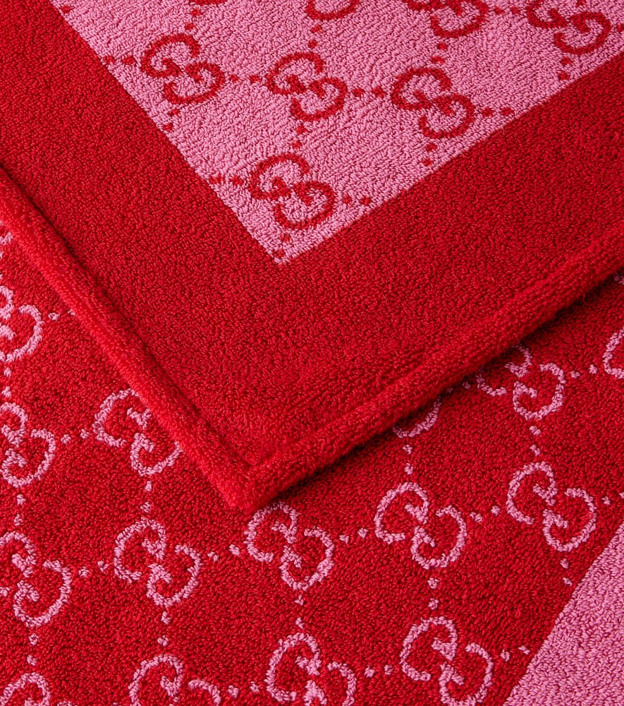 GG cotton terry beach blanket