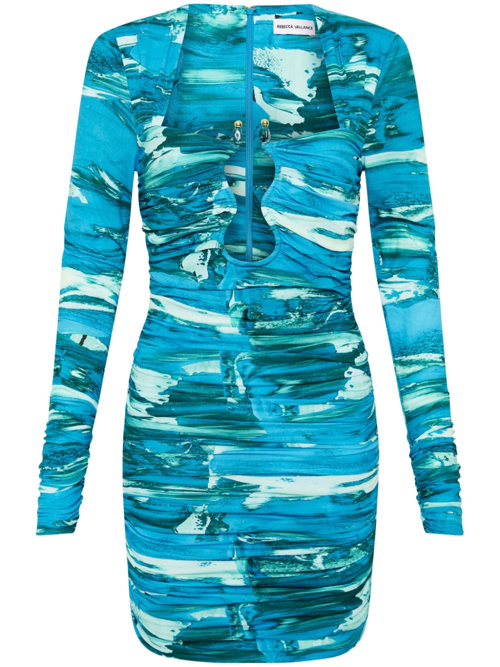 Marine Mirage mini dress - Blue