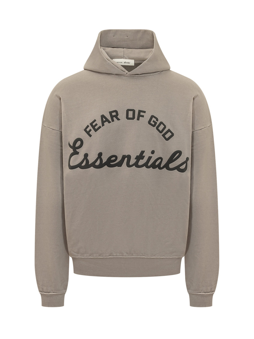 Grey Graphic Hood Hoodie