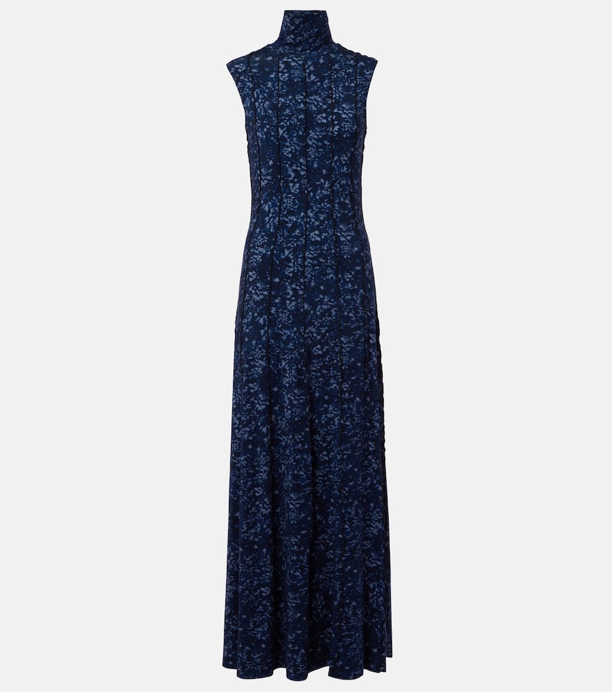 Valentina printed jersey maxi dress