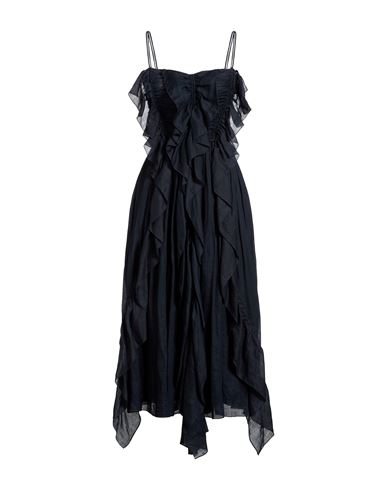 Chloé Woman Midi dress Midnight blue Size 6 Ramie