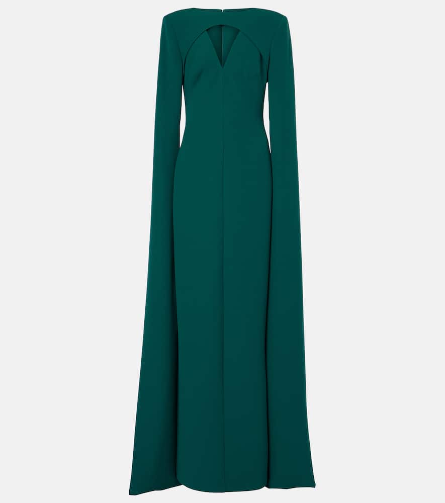 Sarita cutout crêpe gown