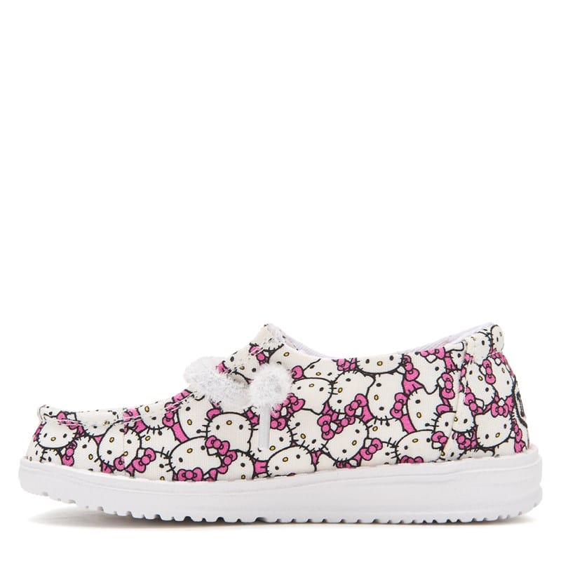Kids' Wendy Hello Kitty Slip On Shoe Toddler Shoes (White/Pink)