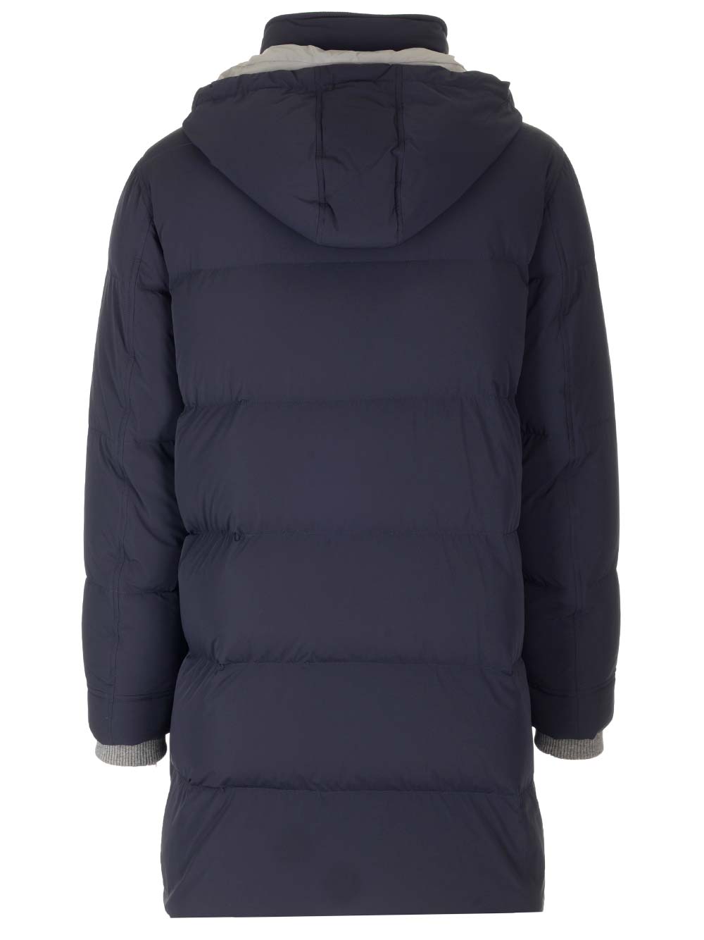Hooded padded coat - Blue