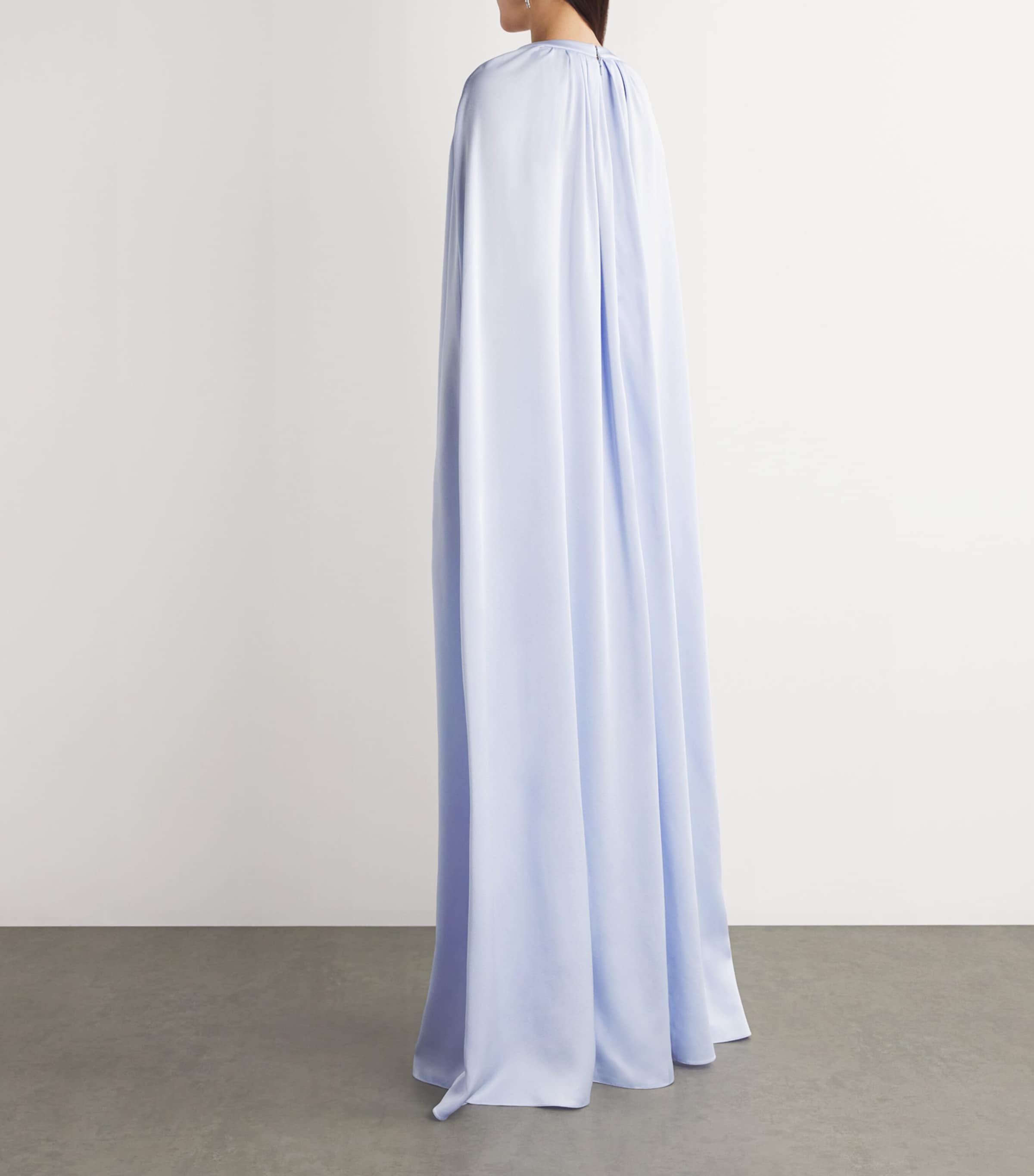 Silk Ayse Cape Gown
