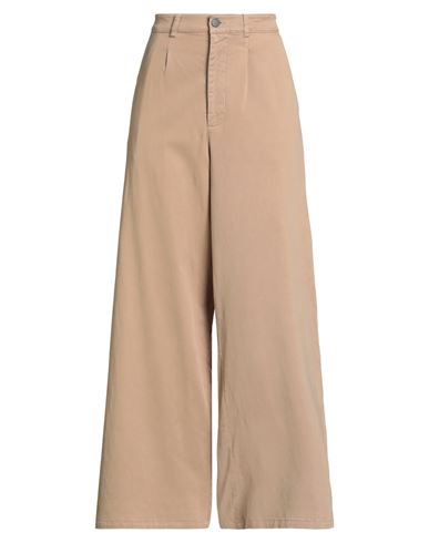 Woman Pants Camel Size XS Lyocell, Cotton, Elastane