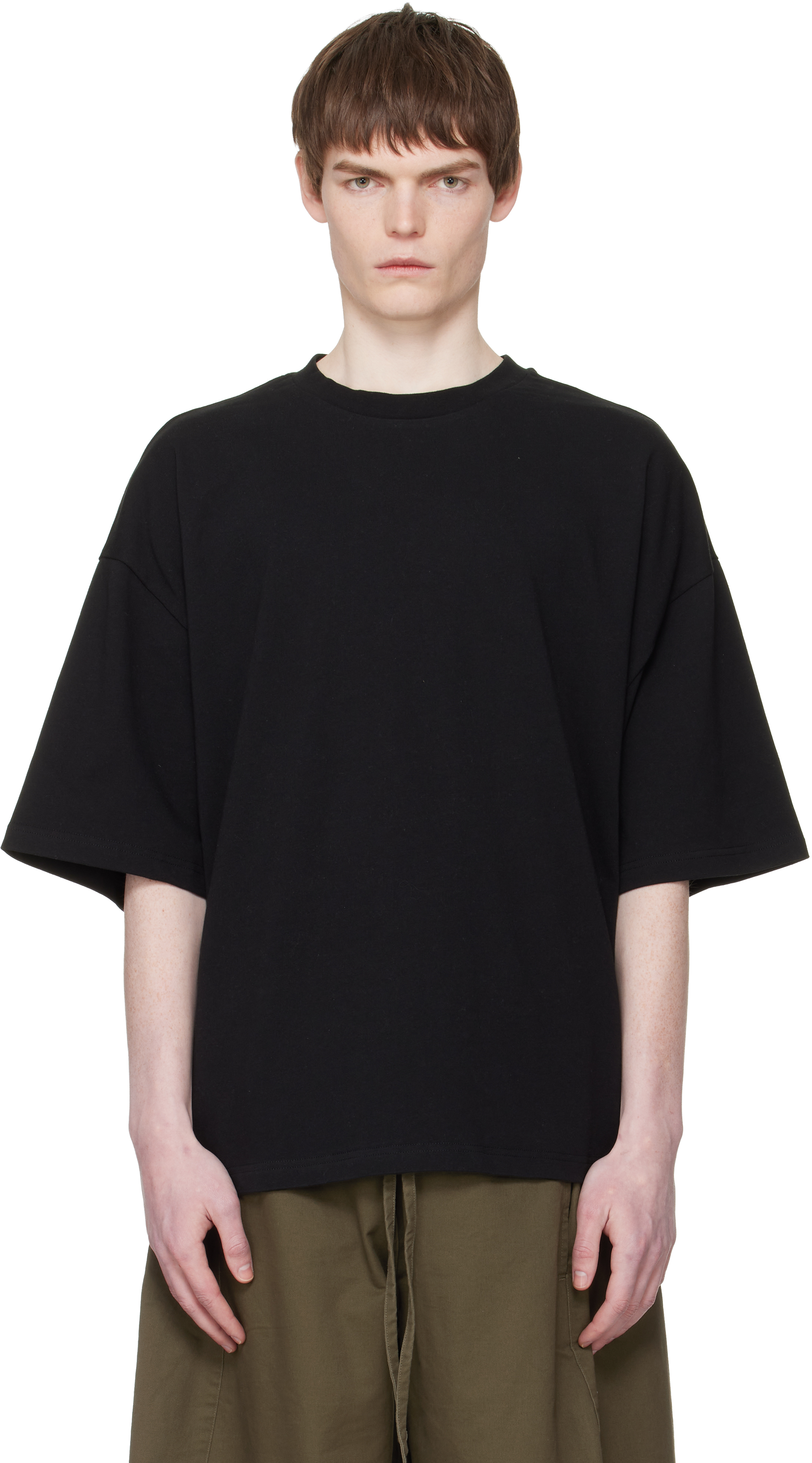 Black Heavy Boxy T-shirt