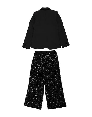 L:ú L:ú By Miss Grant Kid Girl Suit Black Size 14 Polyester, Recycled polyester, Elastane