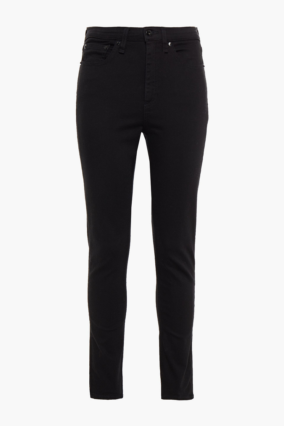 Nina high-rise skinny jeans - Black - 24