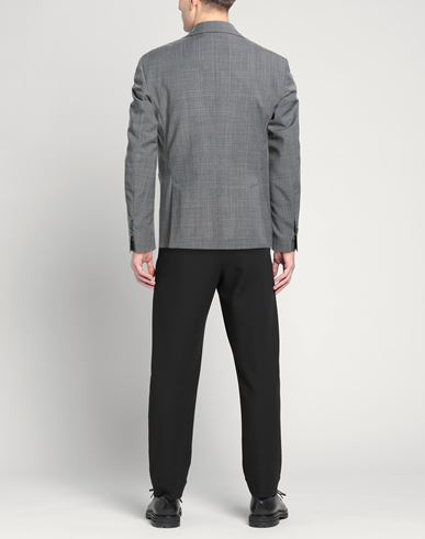 Man Blazer Grey Size 38 Polyester, Wool, Elastane