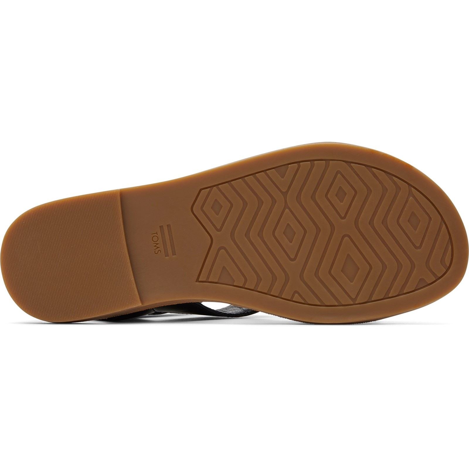 Toms Sloane 100% Cow Leather Women's Black Sanda