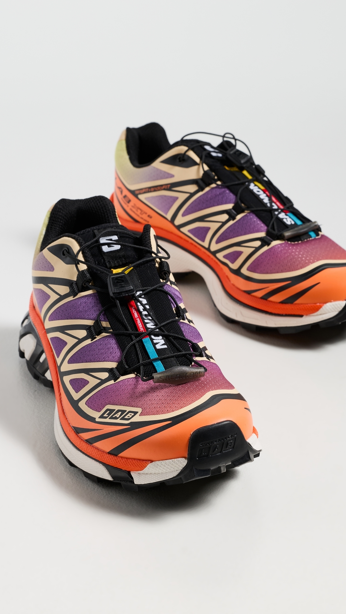 XT-6 Sneakers Black/Almond Cream/Dragon Fire