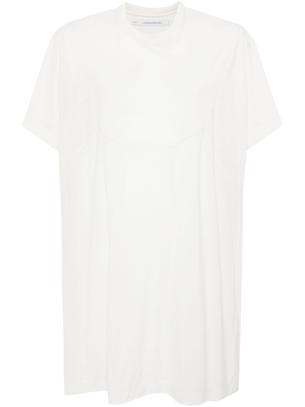 Fine-knit cotton T-shirt - White