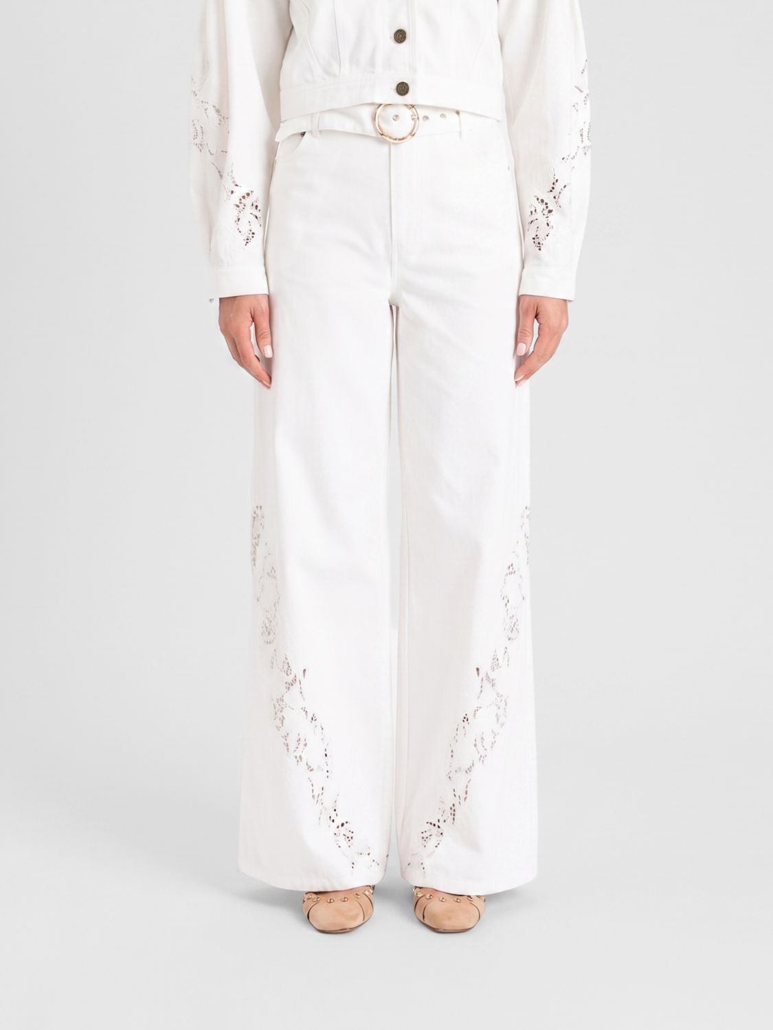 Pants Woman color White