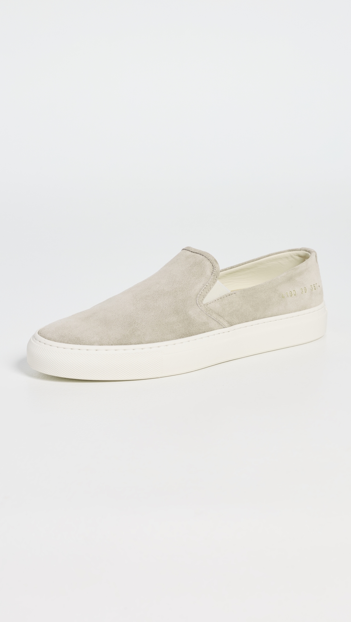 Slip On Low Profile Sneakers Warm Grey