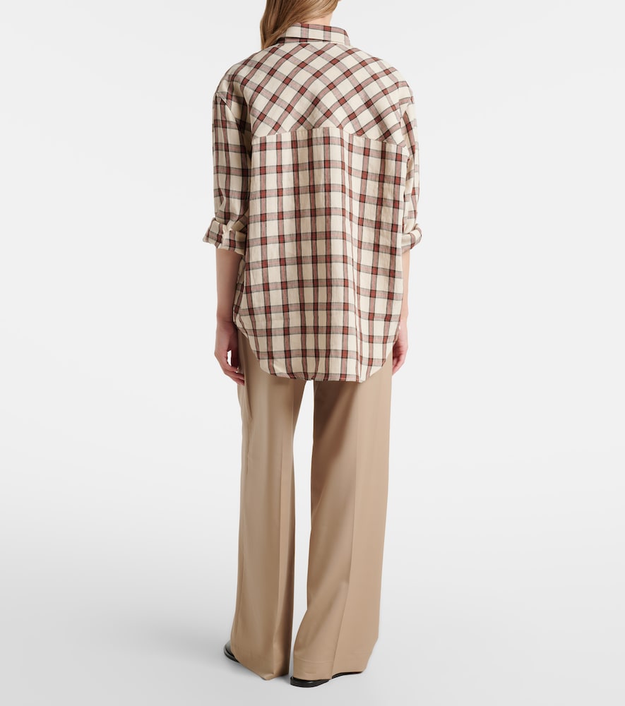 Róhe Pleated virgin wool wide-leg pants