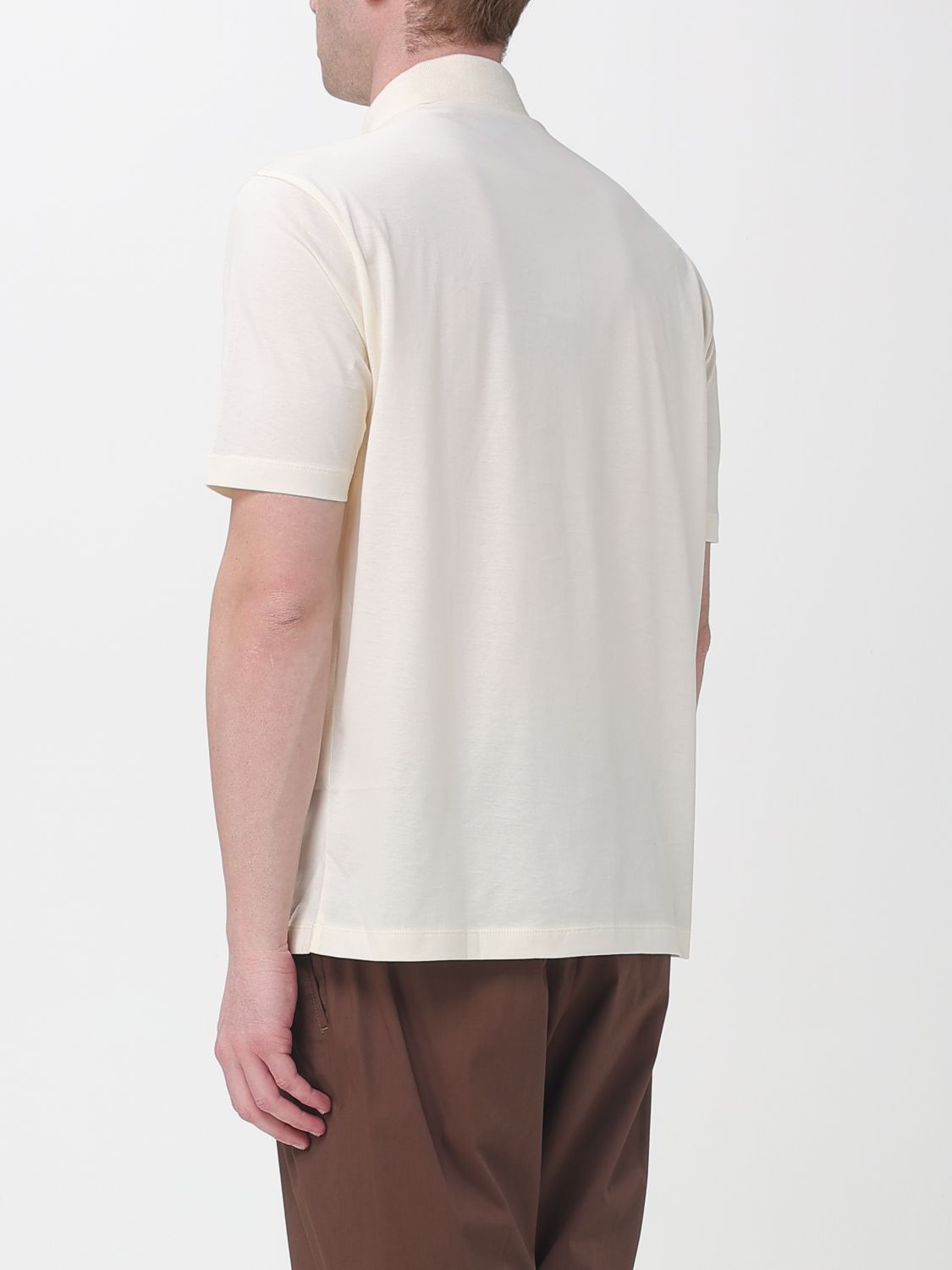 Polo Shirt Men color Butter