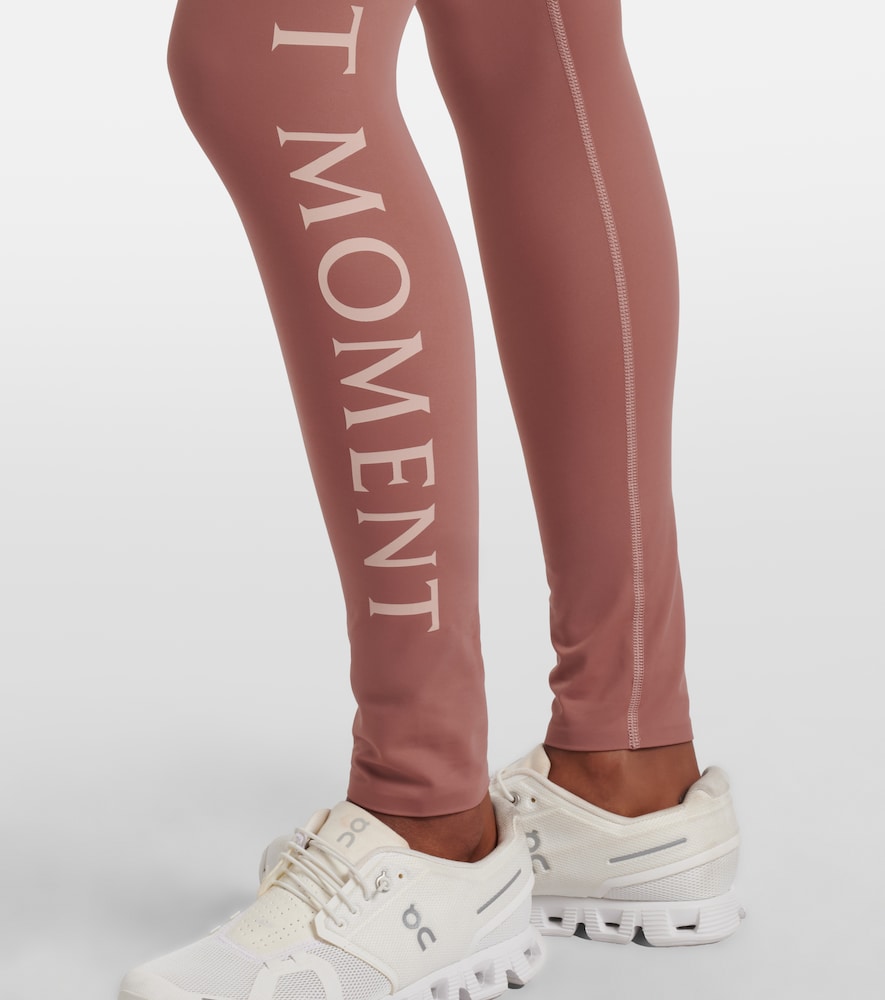Logo technical leggings