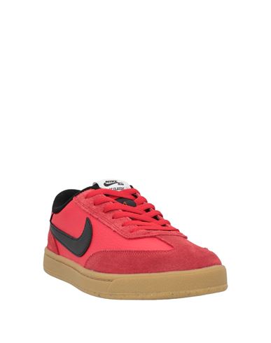 Woman Sneakers Red Size 8.5 Leather, Synthetic material